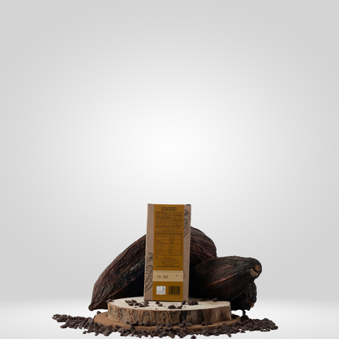 Tableta de Chocolate 55%, Cacahuete Frito, Miel y Chocolate Caramelizado