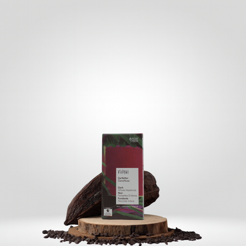 Tableta de Chocolate negro con avellanas enteras