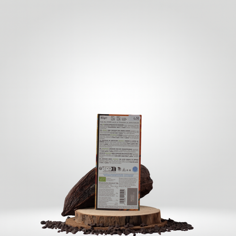 Tableta de Chocolate 70% con naranja