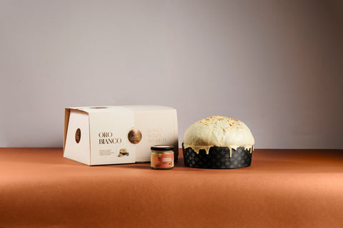 Panettone Oro Bianco Fiasconaro con Crema de Almendra 1 kg