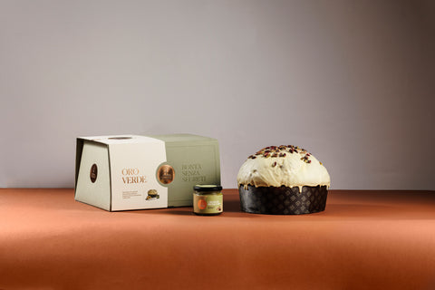 Panettone Oro Verde Fiasconaro con Crema de Pistacho 1 kg