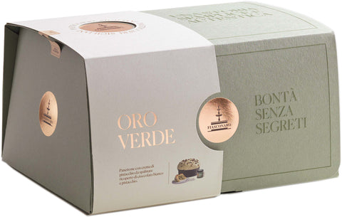 Fiasconaro Green Gold Panettone with Pistachio Cream 1 kg