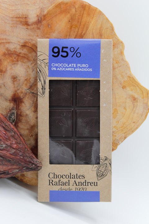 95% Chocolate Bar Without Added Sugars 